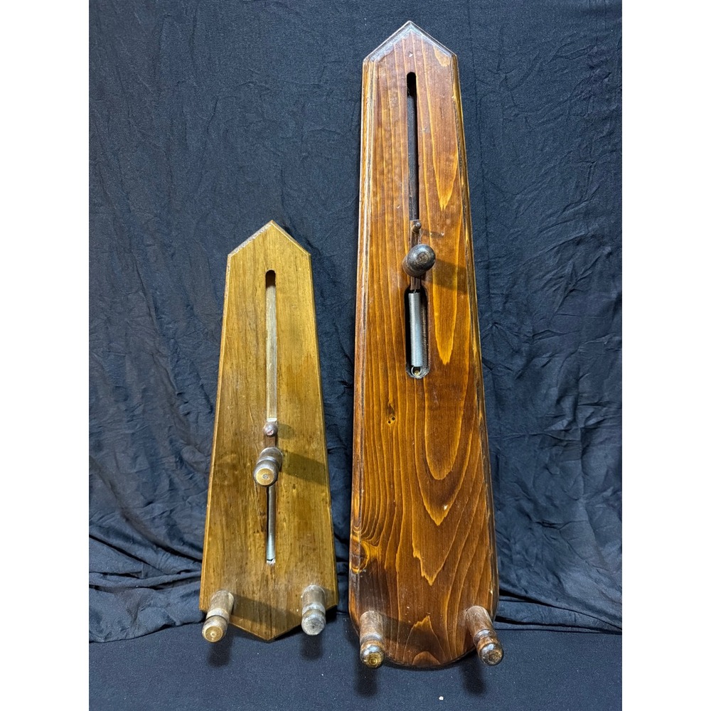 Wooden Collector Plate Holders Boards Rustic Wall Decor Handmade Set of 2